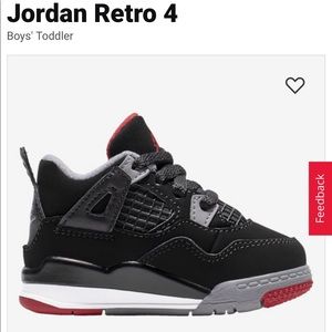 Jordan Retro 4 size 5c